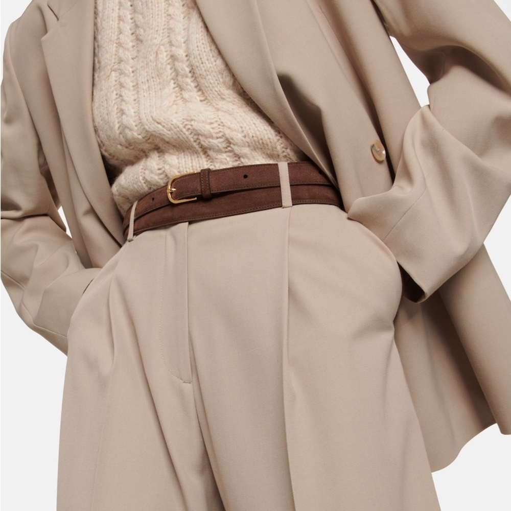 Toteme suede wrap belt